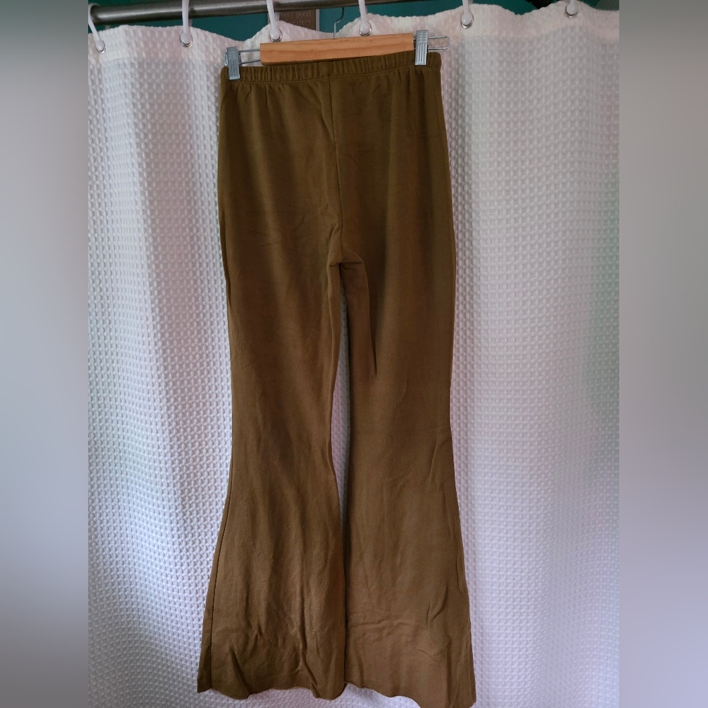 Aerie Cozy Brown Fleece Pants